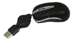 Retractable Cable Mini Optical Mouse
